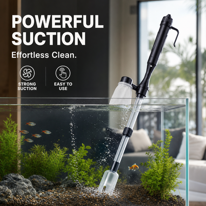 🐠LAST DAY SALE 50% OFF⚡50K+ SOLD 🐟Electric Aquarium Gravel Cleaner—battery-operated, adjustable length, and easy to use—suitable for all aquariums 🧹🐟