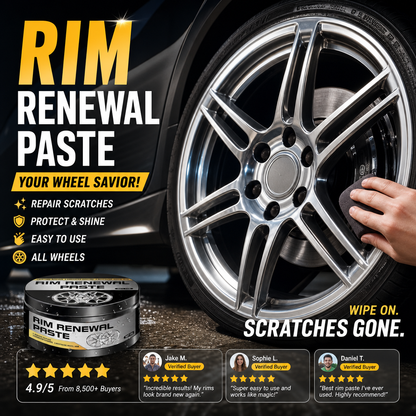 🥳 2026 HOT SALE 🥳 ✨ All-in-One Wheel Care & Restoration Paste ✨ 🔥 50K+ SOLD! Join 30,000+ Happy Customers Worldwide!