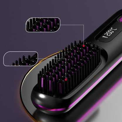 80%🎁Flash Sale(🚀50%OFF)🎁Cordless Ceramic Heated Hair Straightening Comb (Copy)