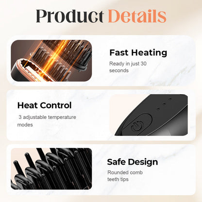 ✨Hot Sale⏳ Mini Cordless Hair Straightener Comb