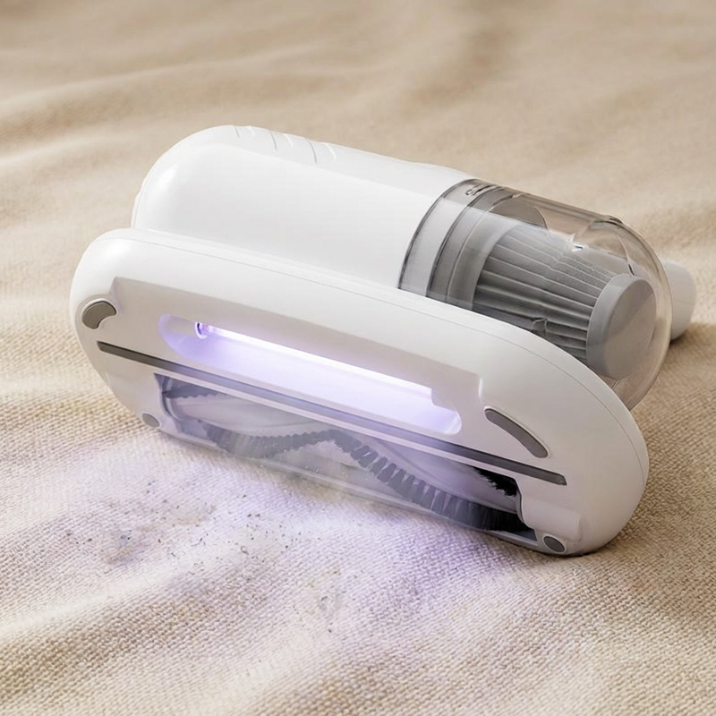 😱🛏️Invisible mites are robbing you of your sleep! Normal vacuum cleaners useless? Beating + vacuuming + UV in one!💥🔦 -Remifa®