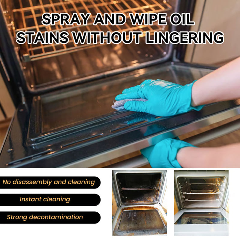 🧼 BUY 2 GET 1 FREE! ✨ Oven & Grill Cleaner Spray – Dissolves Grease in 5 Mins, No Scrubbing & Eliminates Odors
