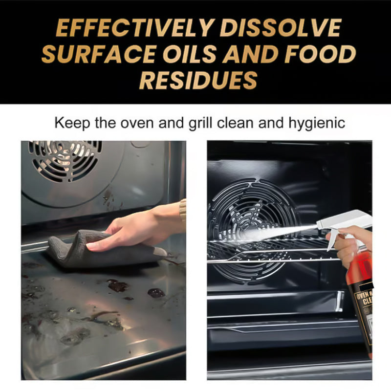 🧼 BUY 2 GET 1 FREE! ✨ Oven & Grill Cleaner Spray – Dissolves Grease in 5 Mins, No Scrubbing & Eliminates Odors