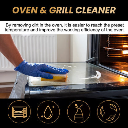 🧼 BUY 2 GET 1 FREE! ✨ Oven & Grill Cleaner Spray – Dissolves Grease in 5 Mins, No Scrubbing & Eliminates Odors