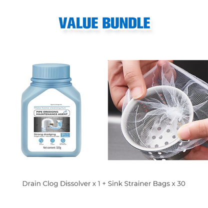 🧹 Up to￡2.99 per serving！ ⚡ Powerful Drain & Pipe Clog Remover – Strong Unclogging Power, Multi-Pipe Universal Fit, Fast-Acting & Easy to Use 🚿