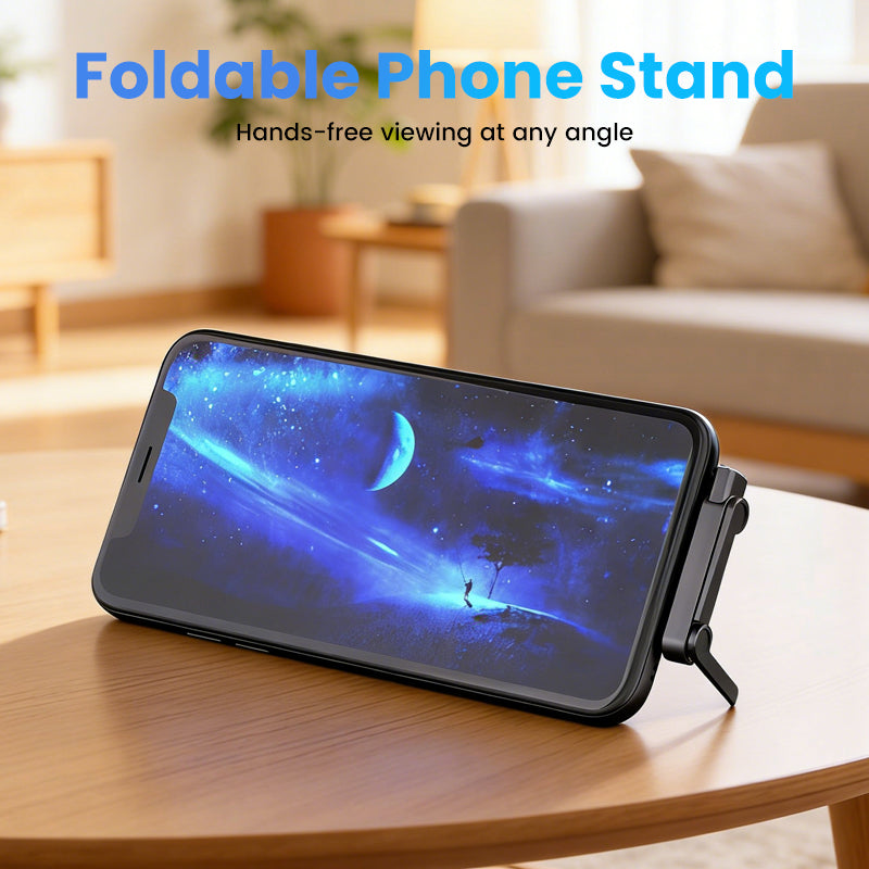 🔥🔥Fast Charging Adapter with 360° Foldable Phone Stand
