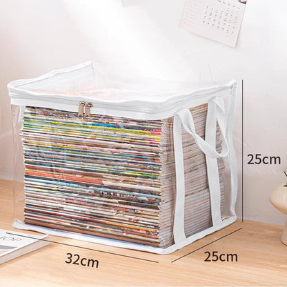 ⏰🔥LIMITED TIME 50% OFF! 🏠 Transparent Large-Capacity Dustproof & Moisture-Proof Storage Bag – Perfect for Clothes, Toys, Books & More ✨