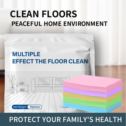 ⏰🔥LIMITED TIME 40% OFF! 30-Pieces Multi-Effect Floor Cleaning Sheets