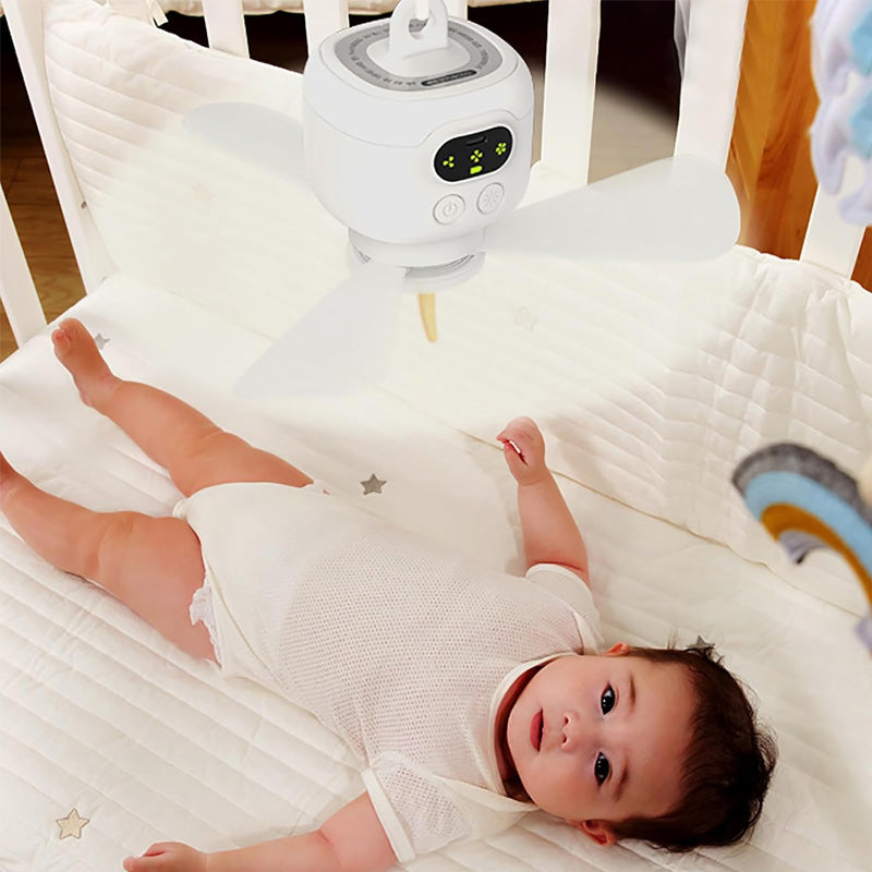 ⏳🔥LIMITED-TIME 50% OFF! 🌬️ Rechargeable Ceiling Fan with LED Light – Cool & Bright Anywhere ✨