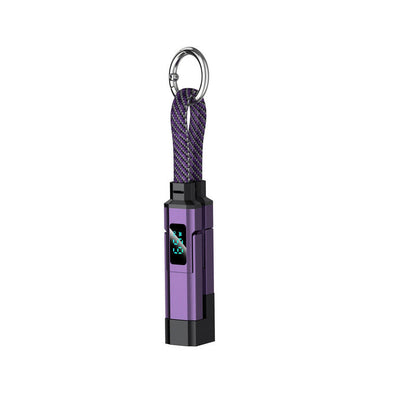 🔥HOT SALE 60% OFF🔥4-in-1 Digital Display Keychain Charging Cable