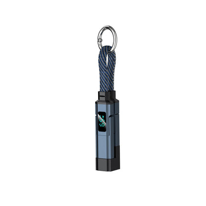 🔥HOT SALE 60% OFF🔥4-in-1 Digital Display Keychain Charging Cable
