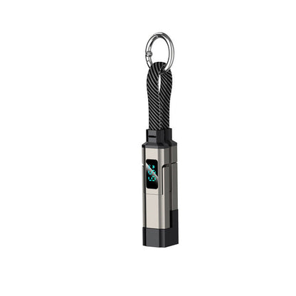 🔥HOT SALE 60% OFF🔥4-in-1 Digital Display Keychain Charging Cable