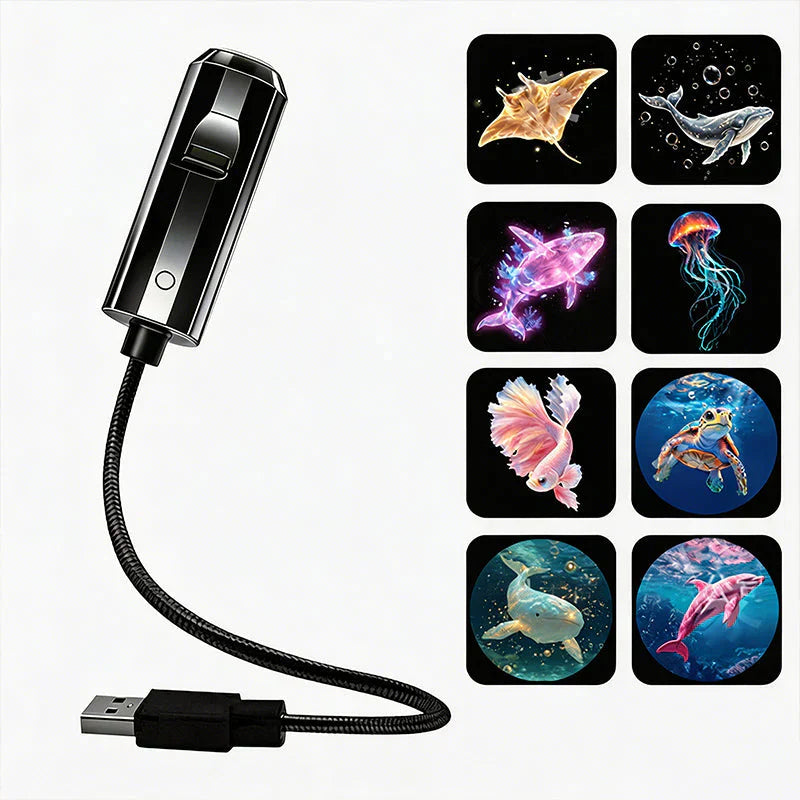Next-Gen Smart Projection HD Smart Dynamic 5D Holographic Night Light Projector🥳50,000+ Happy Users