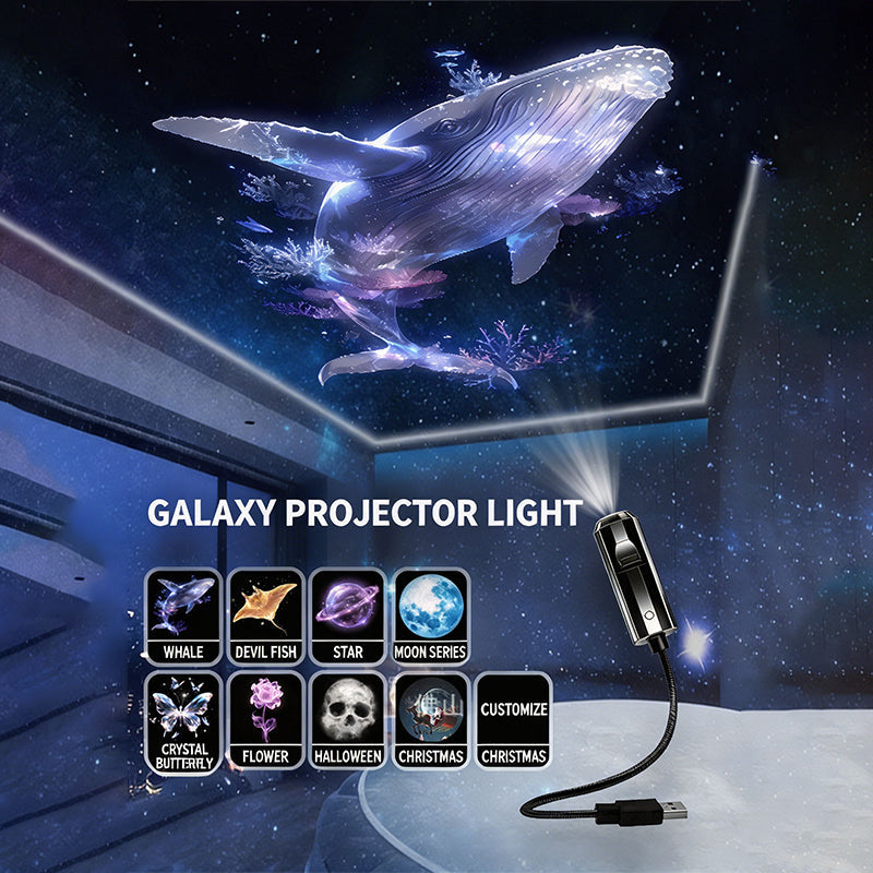 Next-Gen Smart Projection HD Smart Dynamic 5D Holographic Night Light Projector🥳50,000+ Happy Users