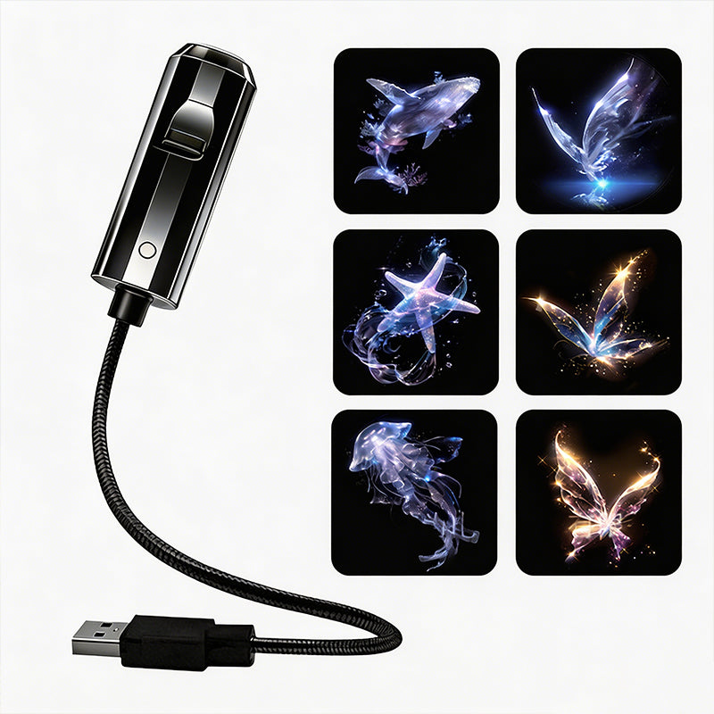 Next-Gen Smart Projection HD Smart Dynamic 5D Holographic Night Light Projector🥳50,000+ Happy Users