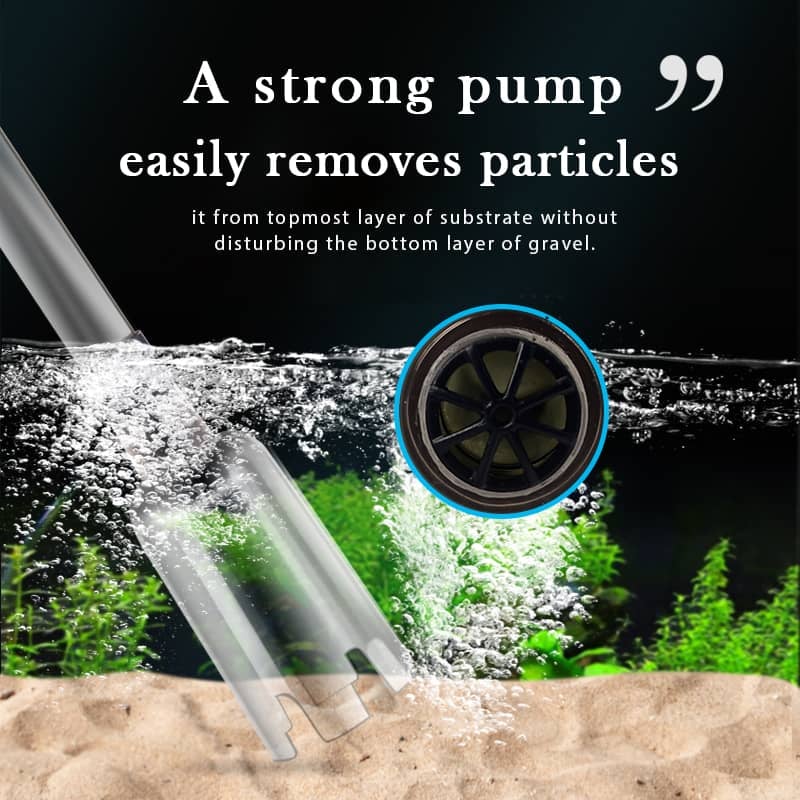 🐠LAST DAY SALE 50% OFF⚡50K+ SOLD 🐟Electric Aquarium Gravel Cleaner—battery-operated, adjustable length, and easy to use—suitable for all aquariums 🧹🐟