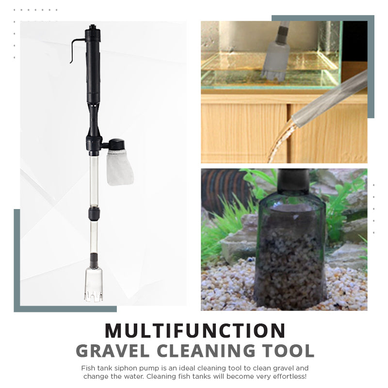 🐠LAST DAY SALE 50% OFF⚡50K+ SOLD 🐟Electric Aquarium Gravel Cleaner—battery-operated, adjustable length, and easy to use—suitable for all aquariums 🧹🐟