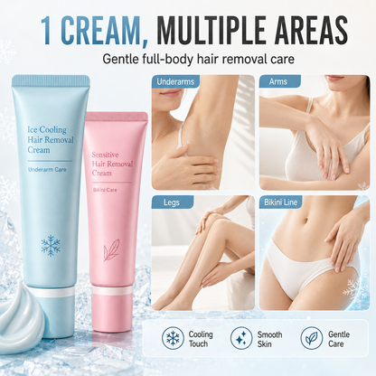 60% Off 🥳2026 TOP PICK🥳 Hair Removal Cream – Enriched with Rose & Lavender Oil, Niacinamide Brightening – Inhibits Regrowth, Longer-Lasting Smoothness! 💖💨