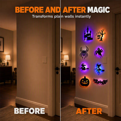 🎃✨ 50% OFF Halloween Glow Wall Stickers – Light Up Your Room & Create a Spooky Halloween Atmosphere 👻🌙