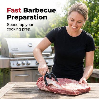🥩 50% OFF NOW! Handheld fat trimmer for beef & pork – U-shaped blade holder, stainless steel blades, and ergonomic grip – perfect for grilling, meal prep, and cooking for large groups 🍖