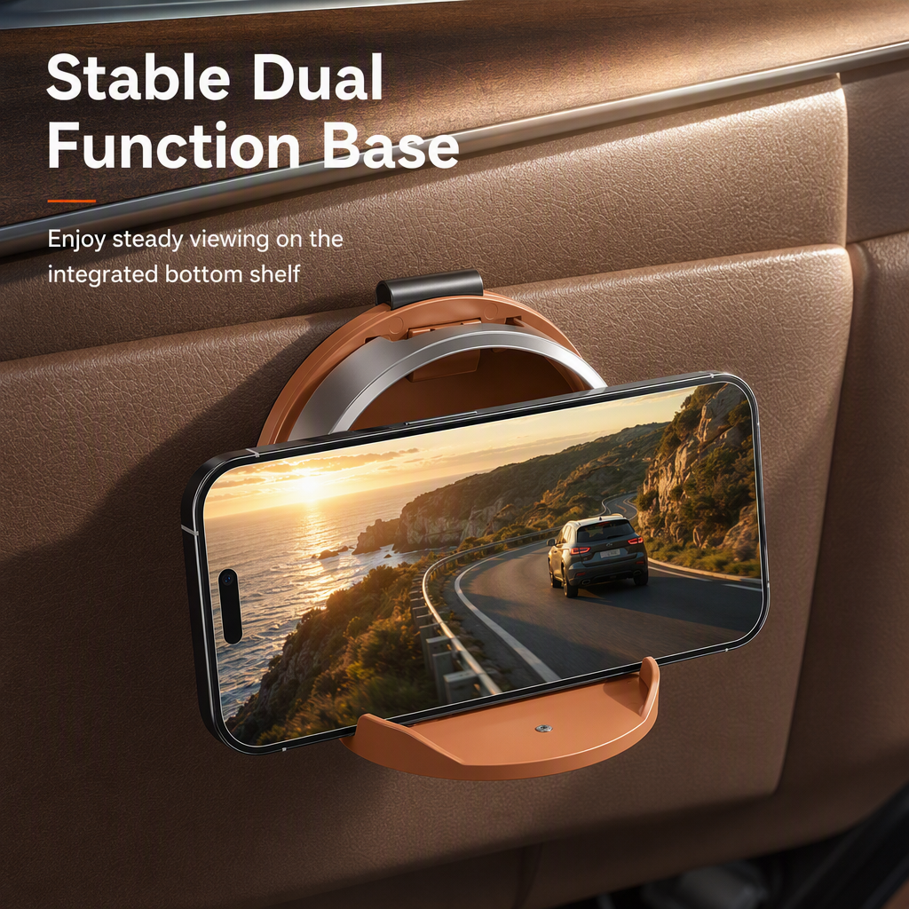 🚗 Last Day Special Price ! 🥤Multifunctional Foldable Car Door Cup Holder Large Diameter Drink and Water Bottle Storage Rack