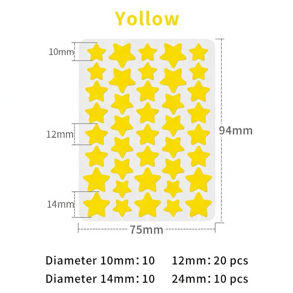 ✔Celsiora® 2-in-1 Microneedle & Hydrocolloid Star Patch | Acne, Raised Moles, Flat Warts & Skin Tags Remover | 6 Colors Pimple Patch for Face & Neck | Invisible Star Zit Stickers | 240 Count